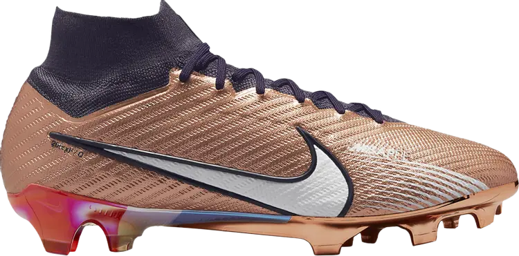 Бутсы Nike Kylian Mbappé x Zoom Mercurial Superfly 9 Elite FG 'Generation Pack', медный — фото 2