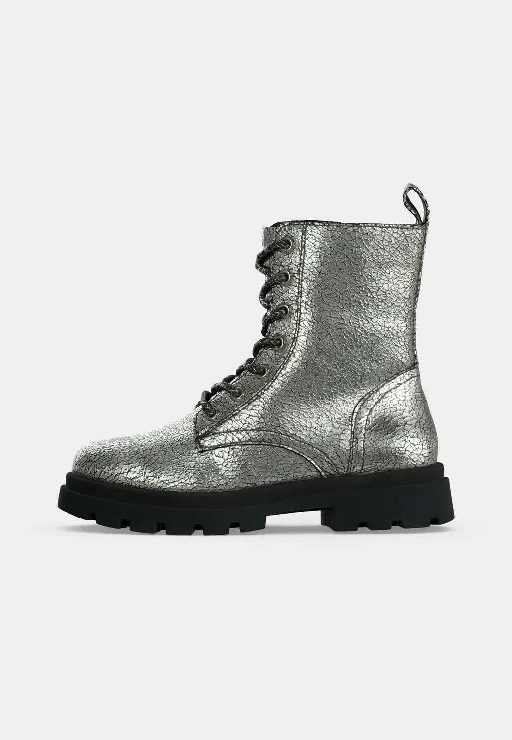 Унисекс - ботильоны на шнуровке Yourturn Kids By Zalando, Silver-Coloured — фото 2