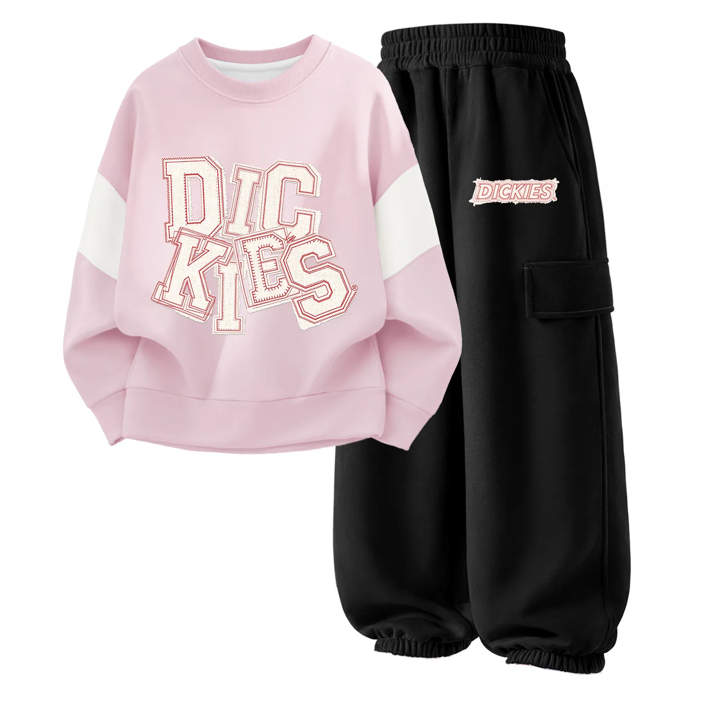 Детский комплект из двух футболок с принтом Dickies, S Denim Style Pudding Blue+S Denim Style K Black — фото 3
