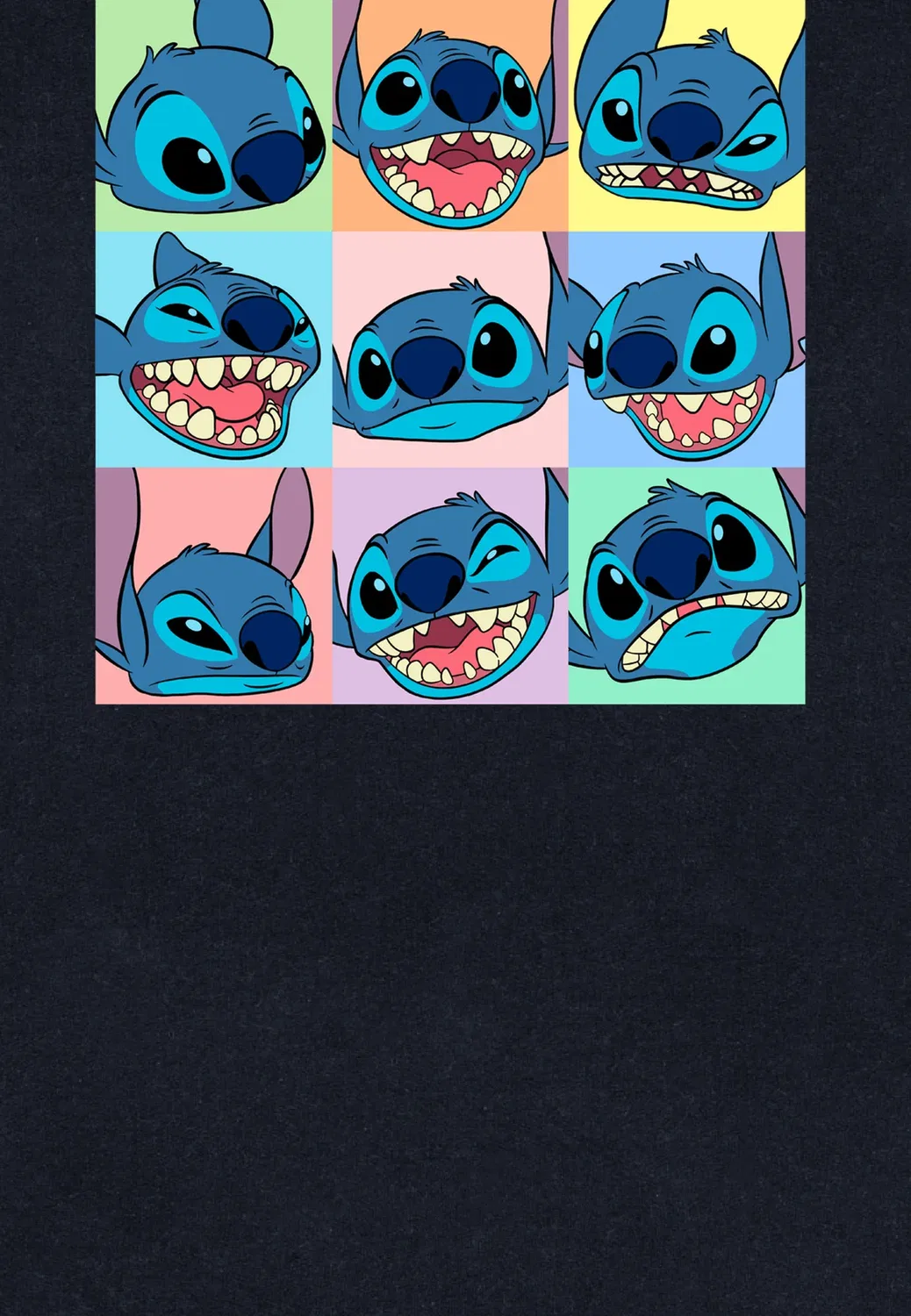 Худи Lilo & Stitch 9 box stitch Henry Tiger, Jet Black — фото 3