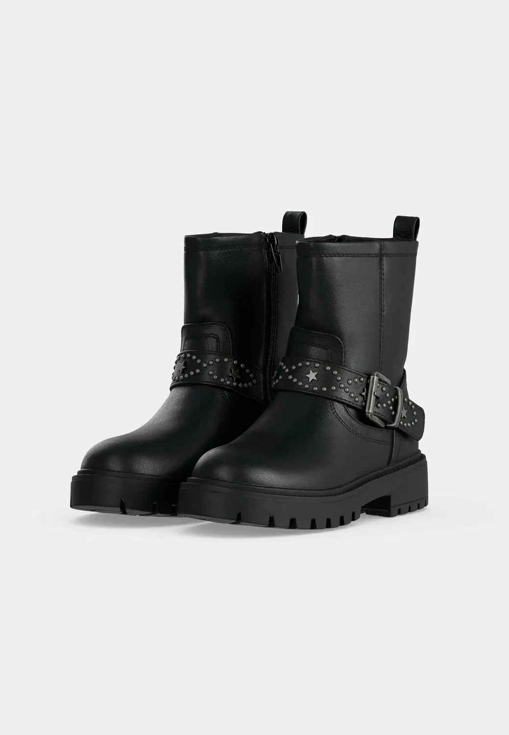 Унисекс - ковбойские/байкерские ботильоны Yourturn Kids By Zalando, Black — фото 3