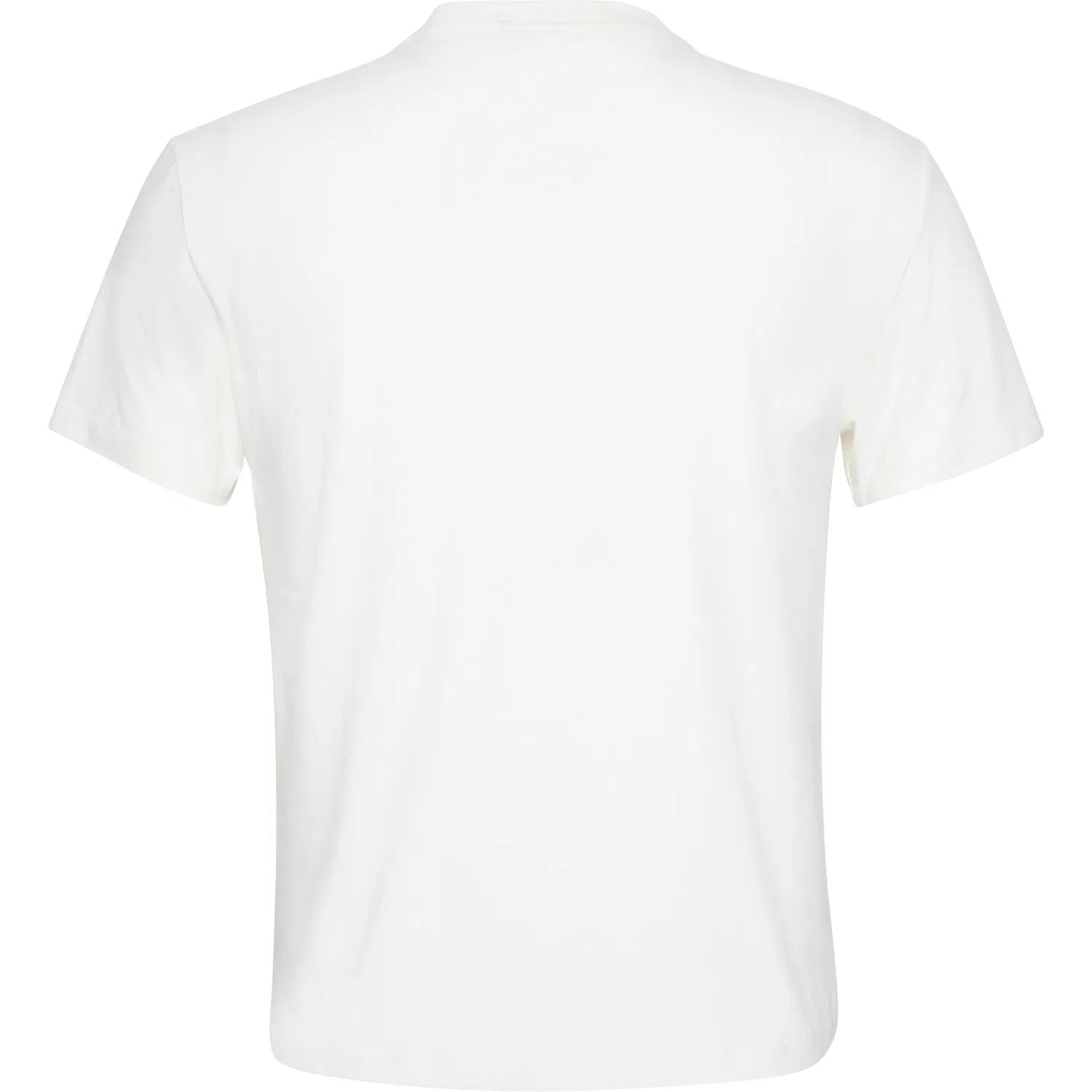 Мужская облегающая хлопковая трикотажная футболка Calvin Klein, Bright White — фото 4