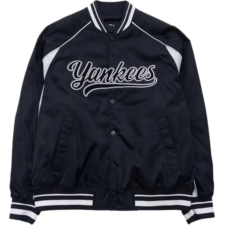 Детская бейсбольная куртка с воротником MLB New York Yankees, Black