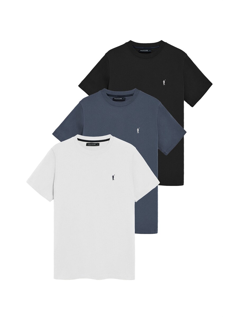 

Рубашка Polo Club, цвет Navy/Black/White