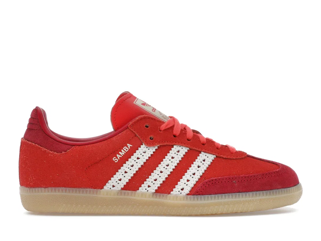 Детские кроссовки lifestyle с принтом Adidas Samba OG, Red/Brown/Pink