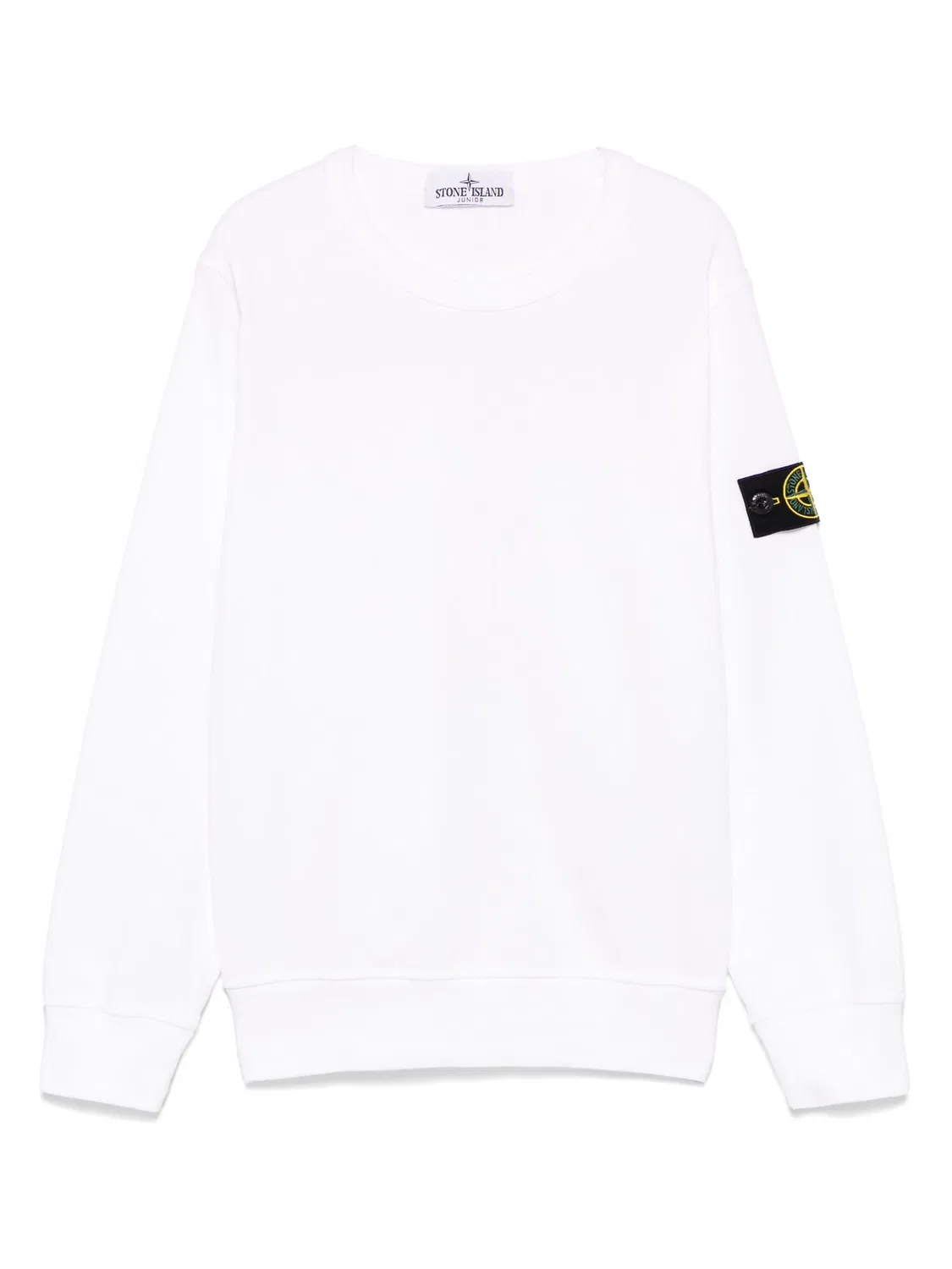 Свитшот с логотипом компаса Stone Island, белый
