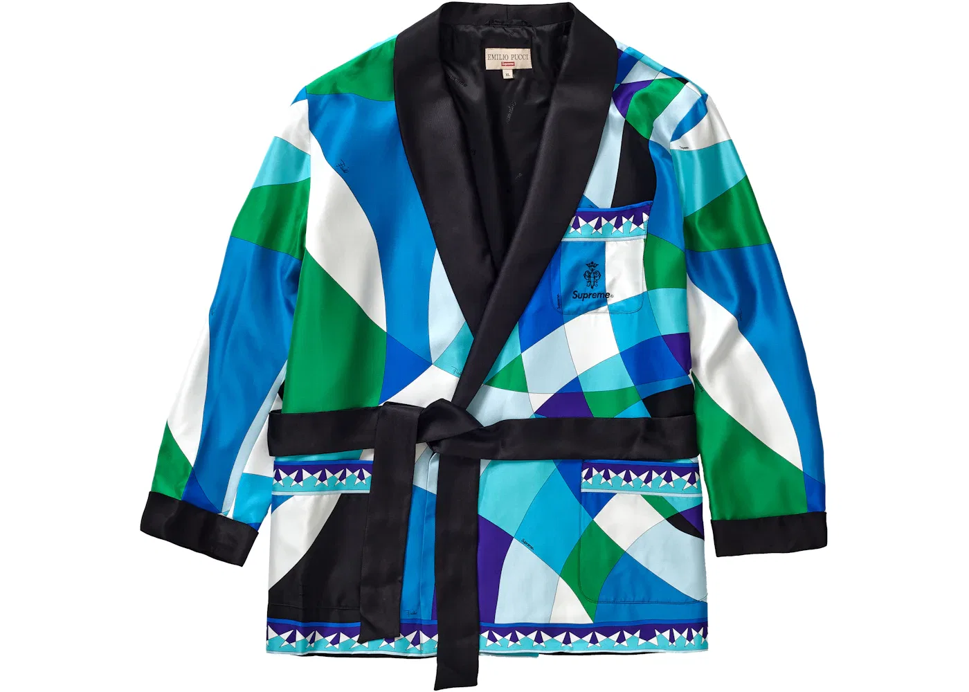 Мужская куртка с принтом Supreme Emilio Pucci, Blue