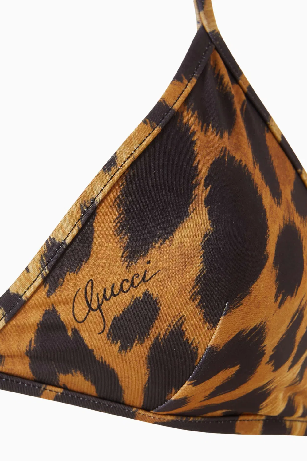 Топ бикини с леопардовым принтом Gucci — фото 4