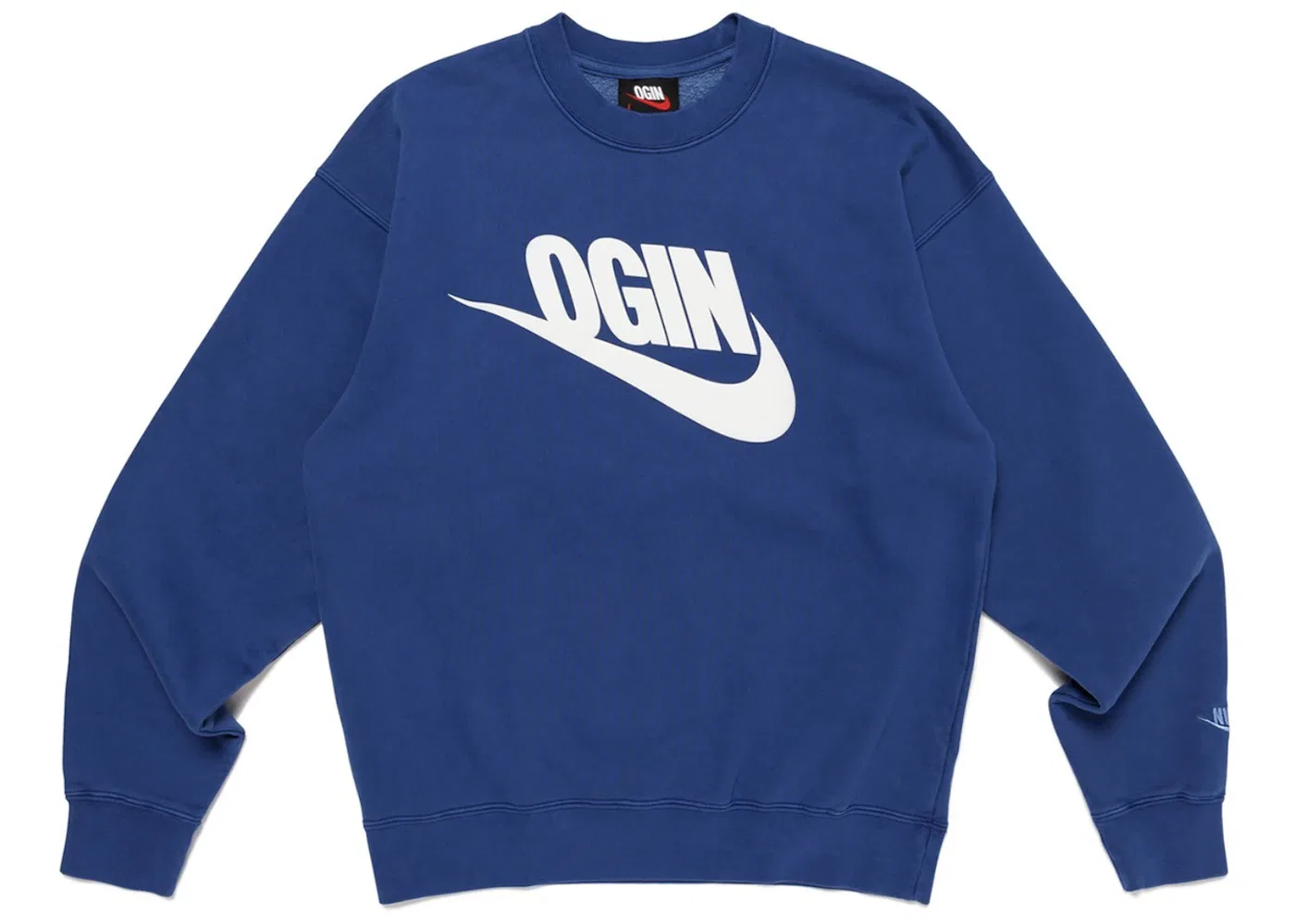 Мужской свитшот на флисе Nike x Nigo NRG Fleece Crew Sweatshirt (Asia Exclusive) Nike, Navy