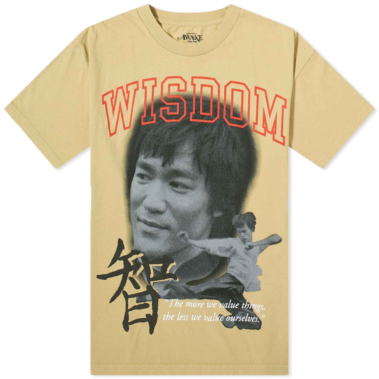 

Футболка Awake Ny Bruce Lee, хаки