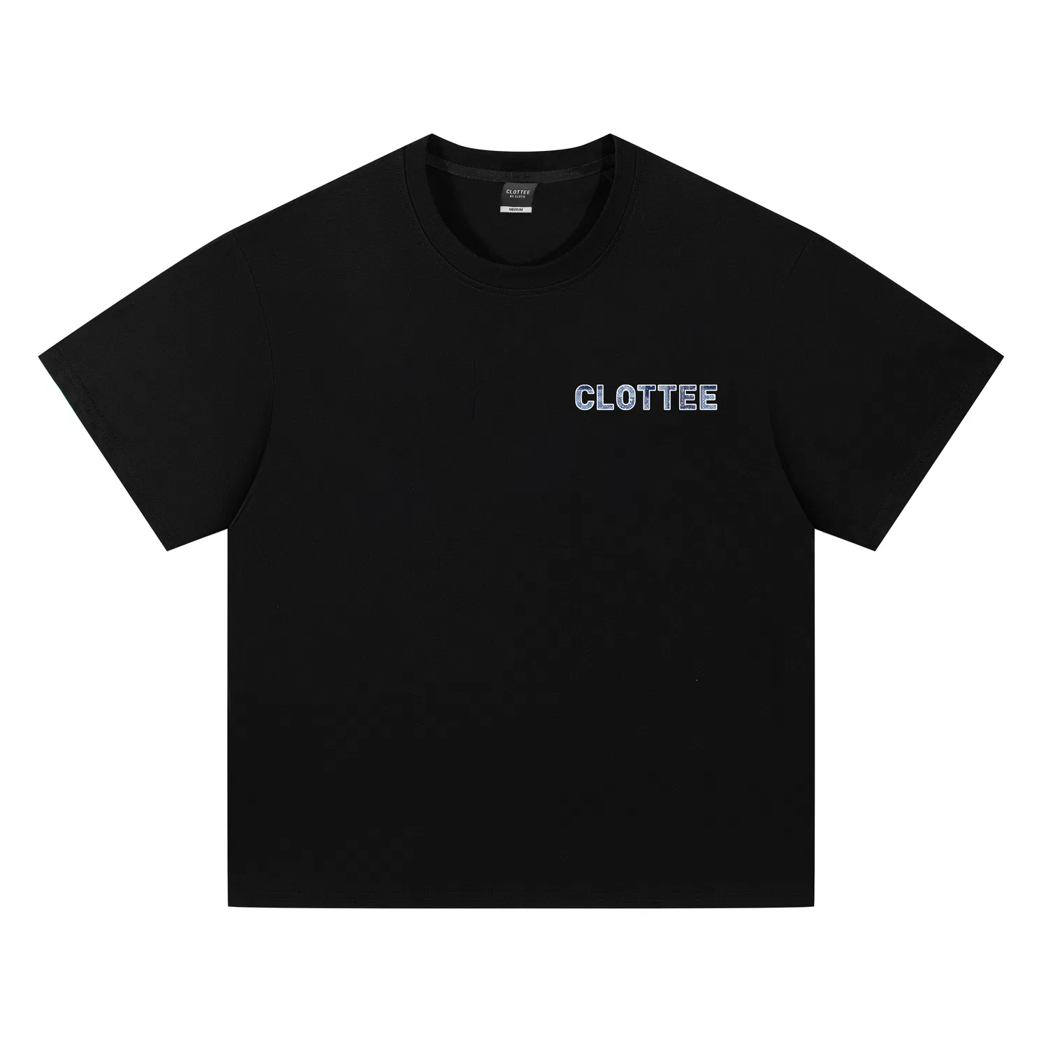 Детская футболка с круглым вырезом, прямого кроя, Crew Neck, CLOT, Black — фото 3