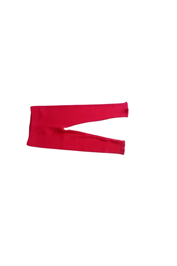 Детские леггинсы для девочек хлопковые Fun Kids, Red — фото 3