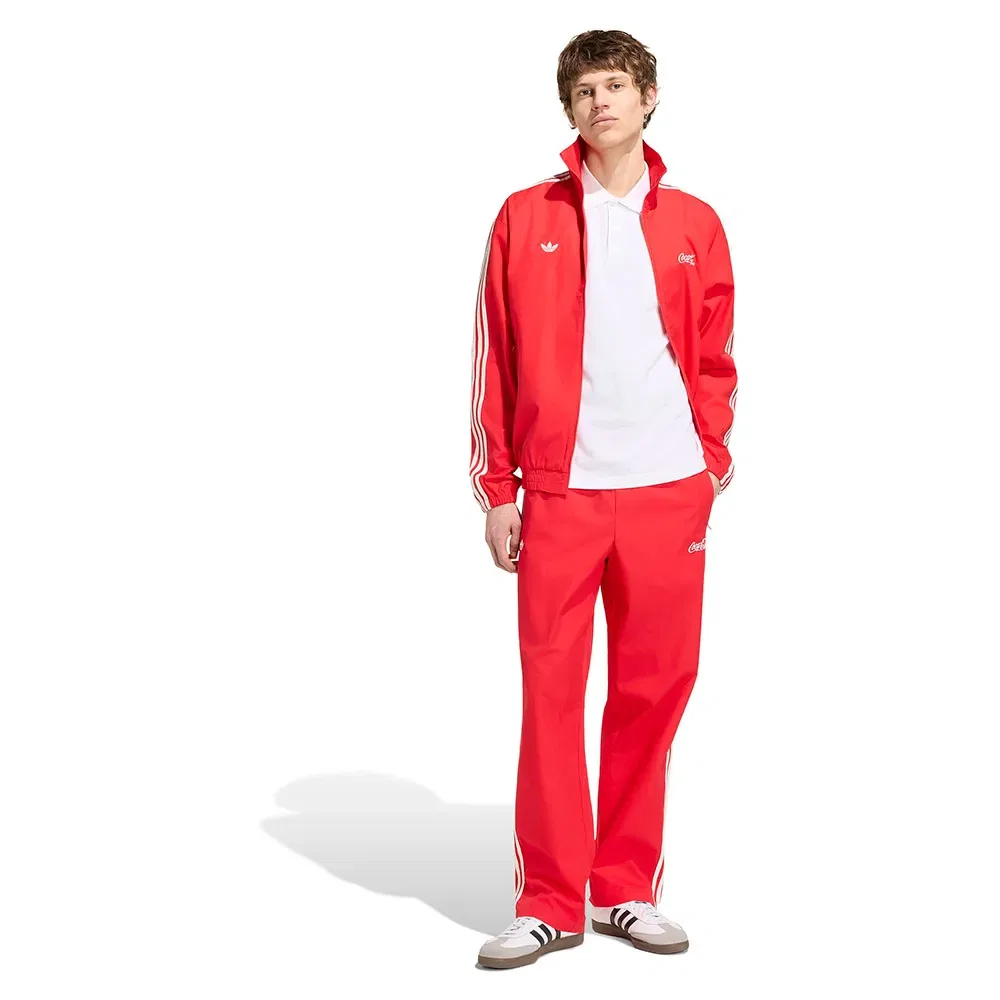 Толстовка Coca Cola Classic Sport Firebird Adidas Originals, красный — фото 4