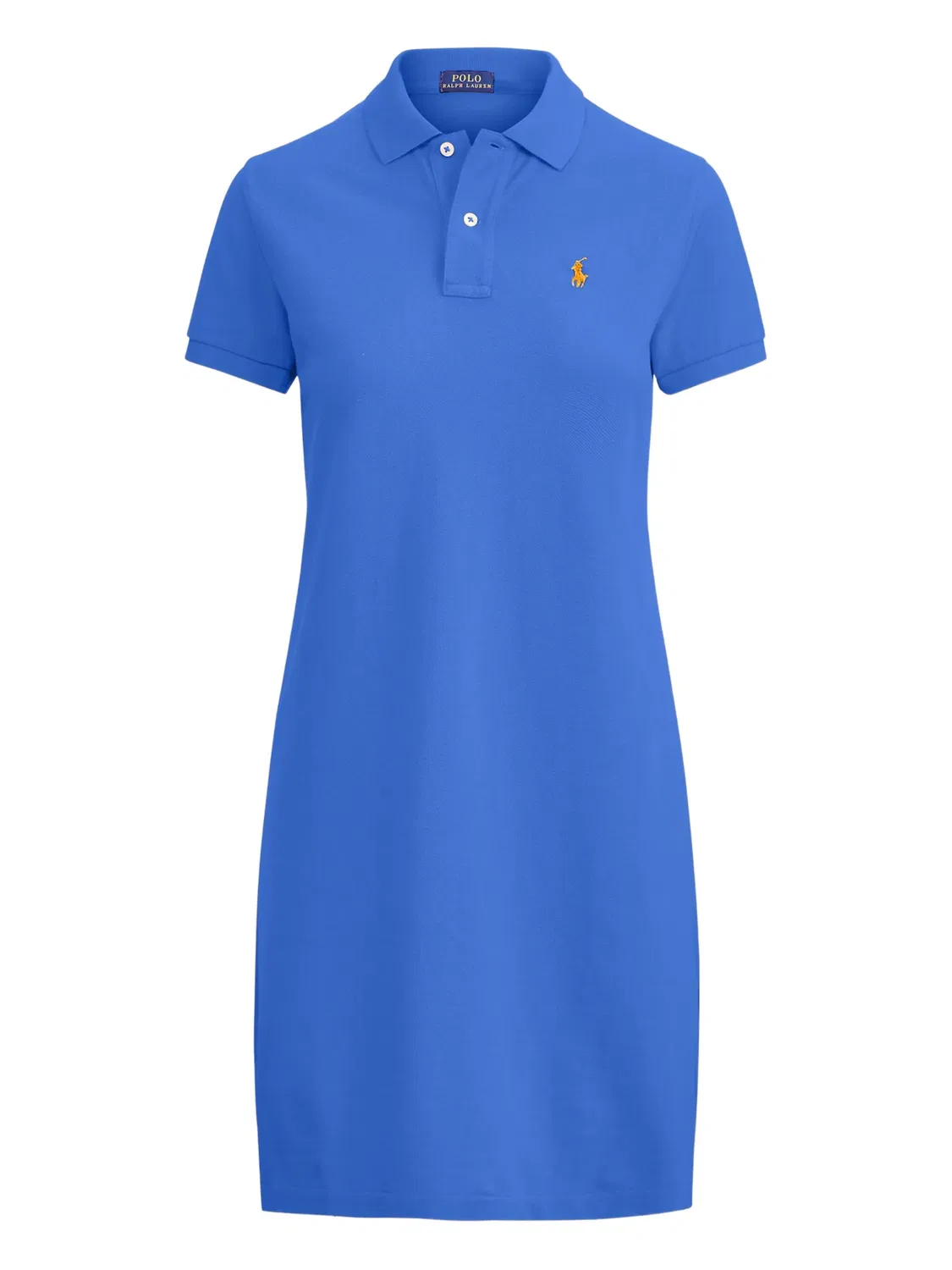 Платье поло с короткими рукавами Polo Ralph Lauren, голубой