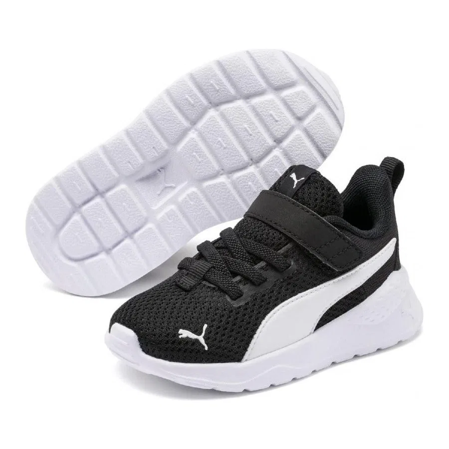 Детские кроссовки с дышащим верхом Anzarun Lite Ac inf Puma, Черный