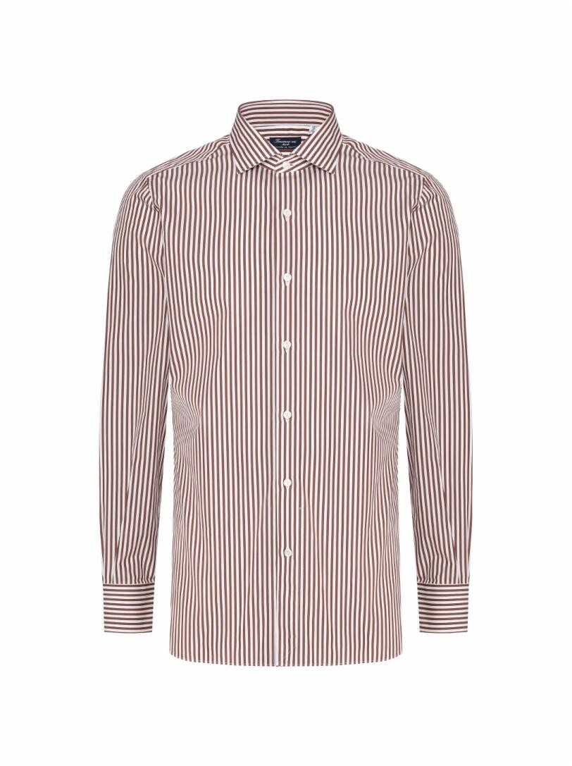

Хлопковая рубашка в полоску Finamore