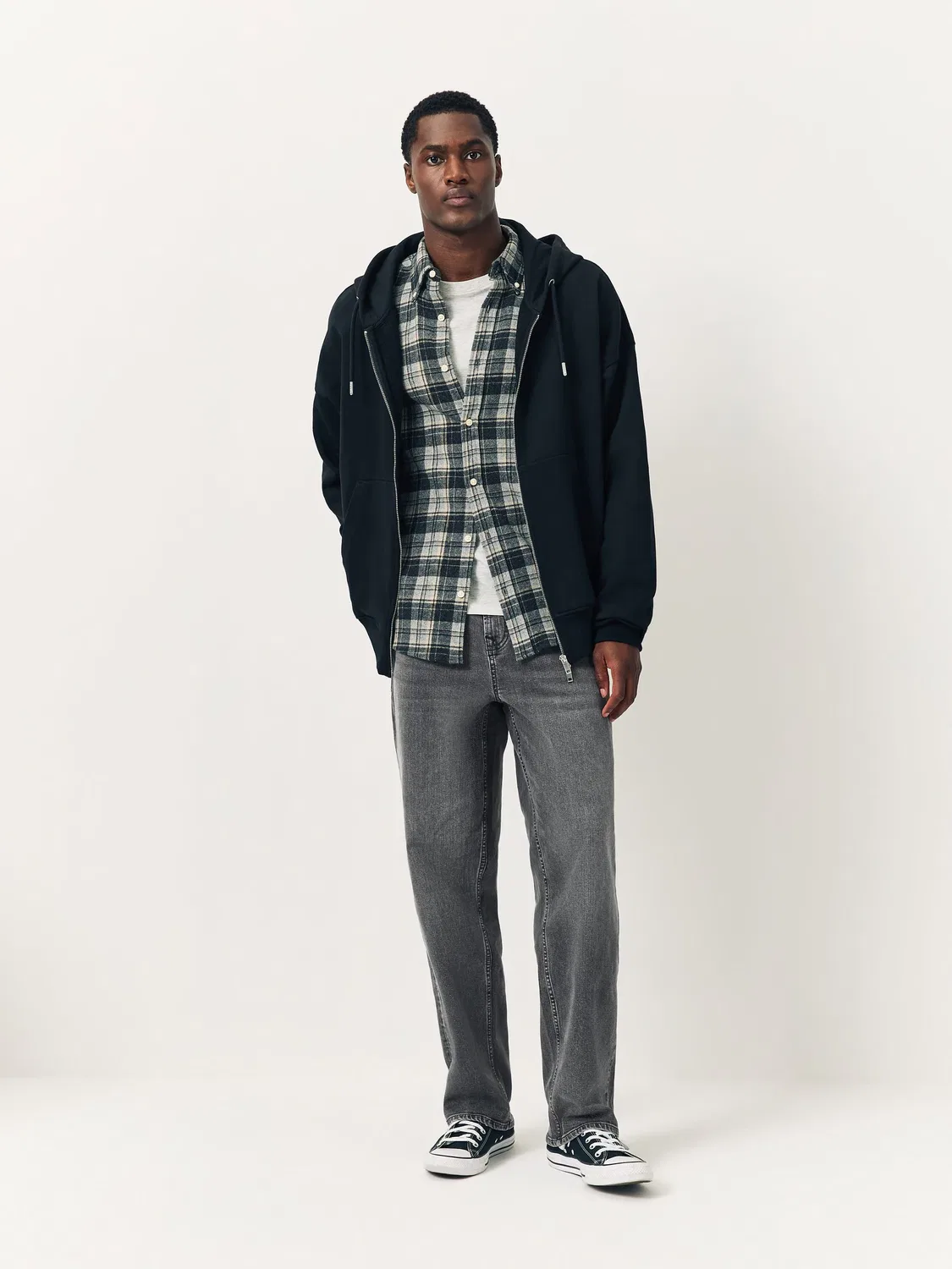 Джинсы Relaxed Fit Classic Stretch Next, серый — фото 2
