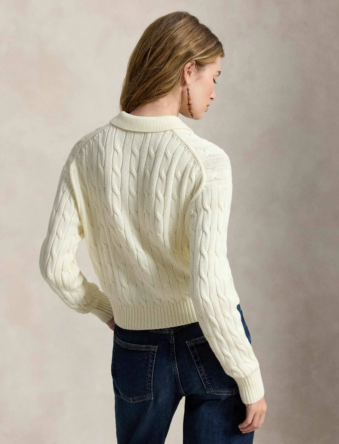 Кардиган Polo Ralph Lauren, Crema — фото 3