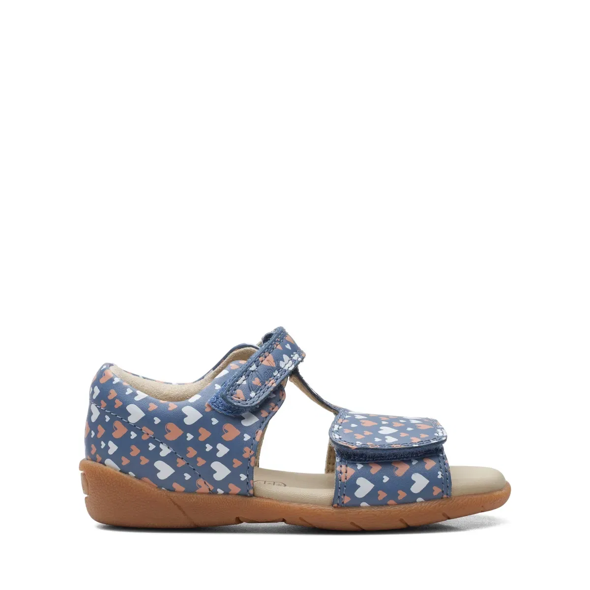 Детские сандалии с джинсовым принтом Zora Beat Clarks, Blue