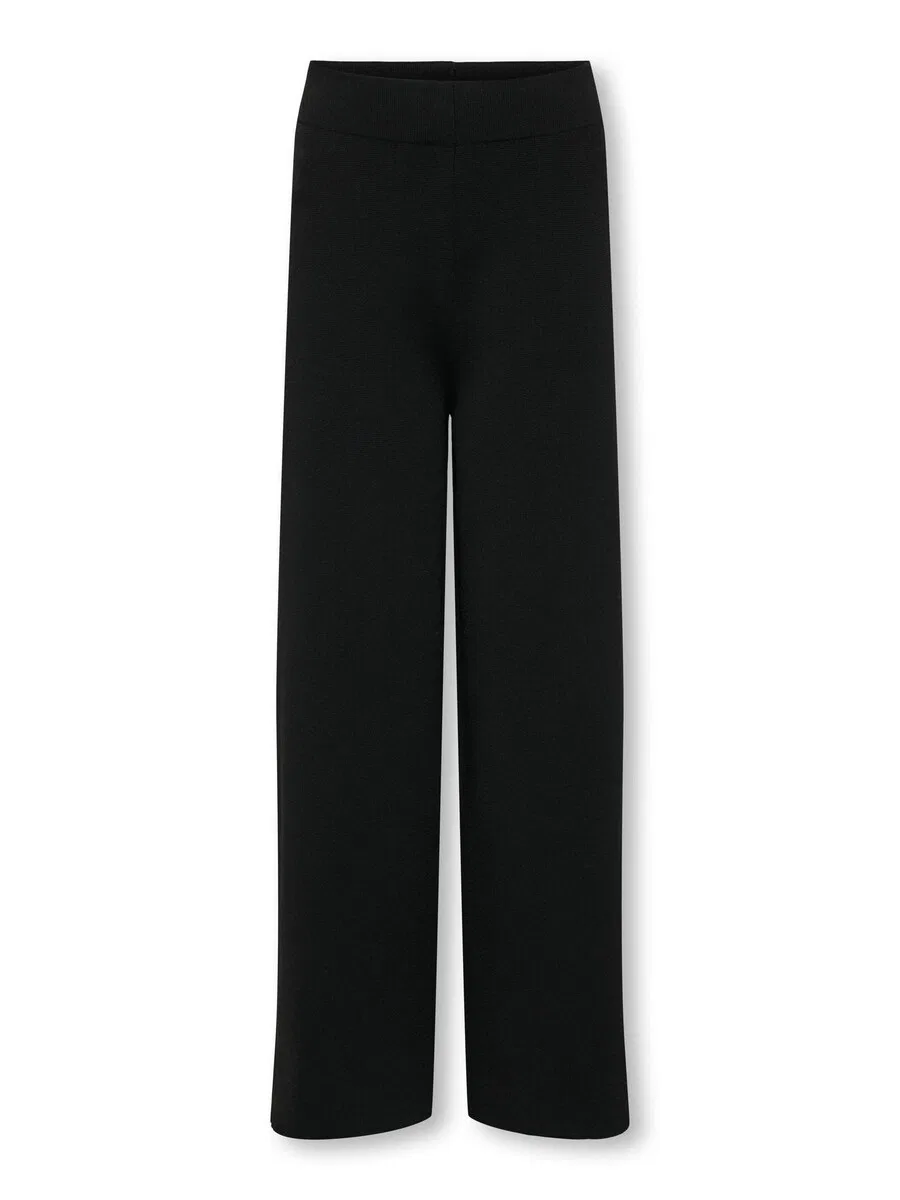 Брюки ONLY GIRLS Regular Pants 'KOGSALINA' черного цвета