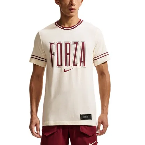 Мужская футболка хлопковая Nike, Light Ivory White