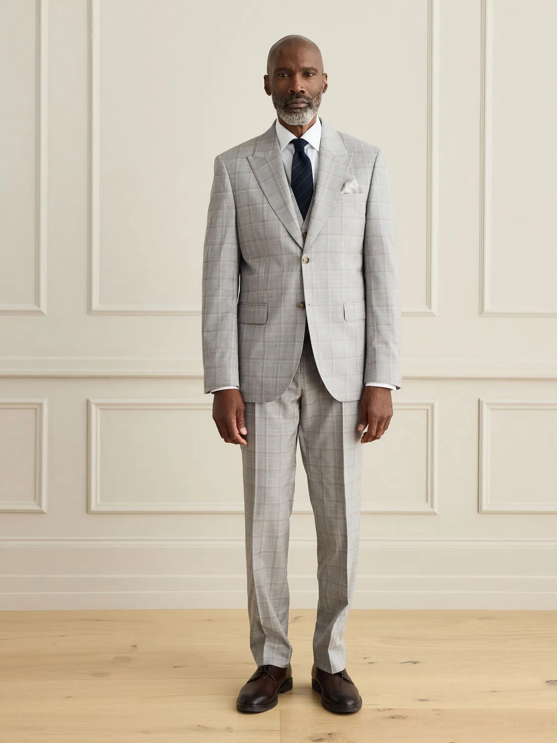 Пиджак классический Grey Check Suit Jacket Next, серый — фото 2