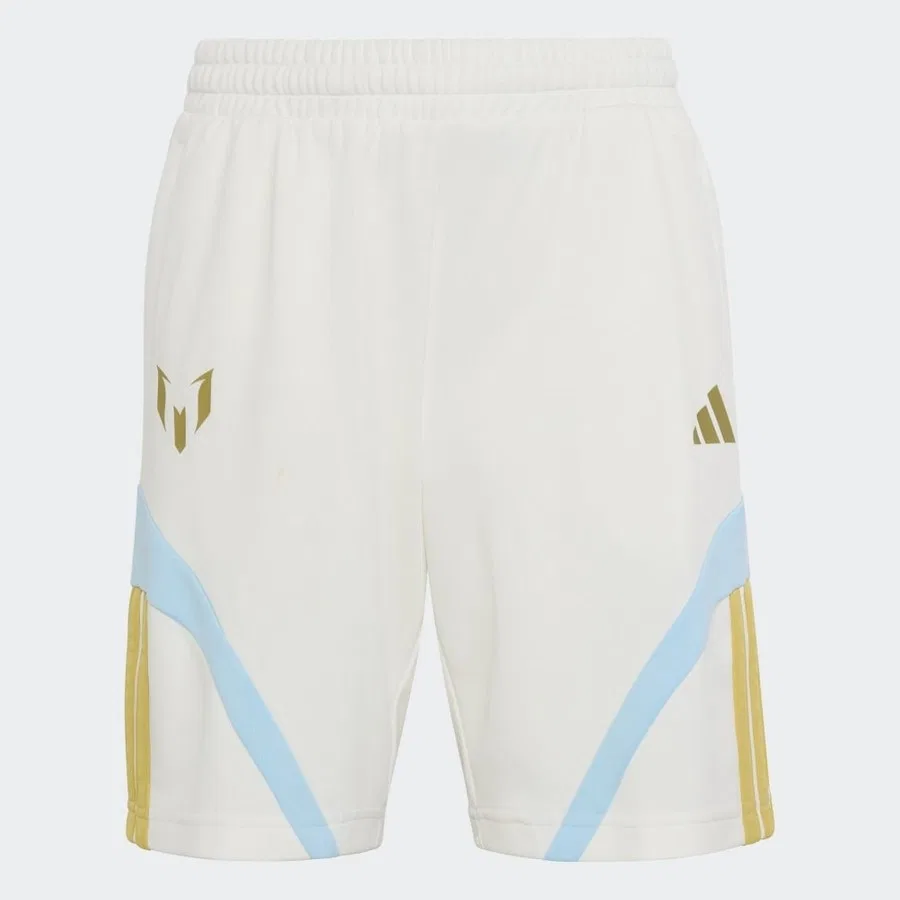 Детские спортивные шорты Messi Hot Sho Y, adidas, Бежевый — фото 2