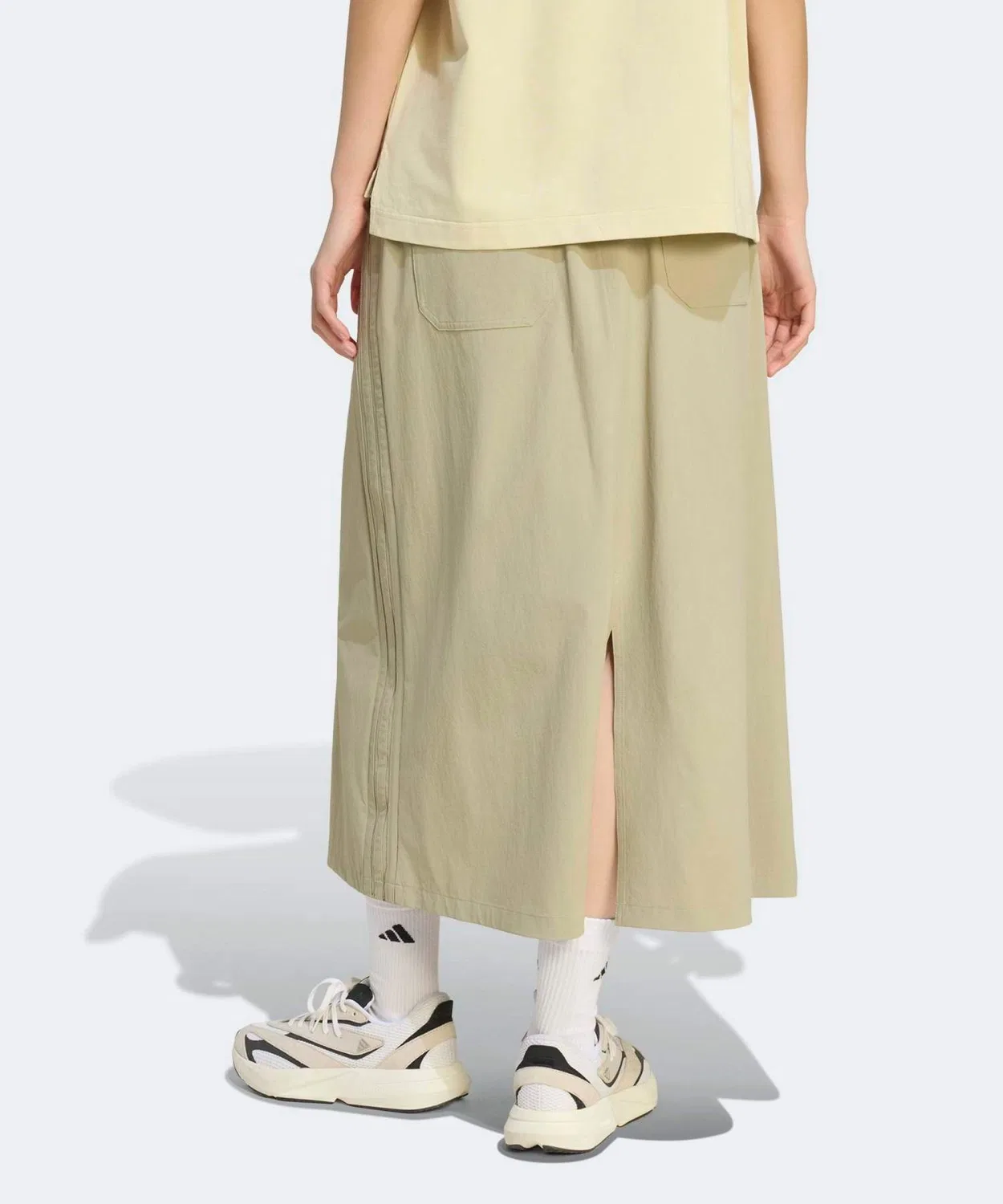 Женская юбка-миди свободного кроя Cool Feeling UV Protection Baker Skirt Adidas, Beige — фото 2