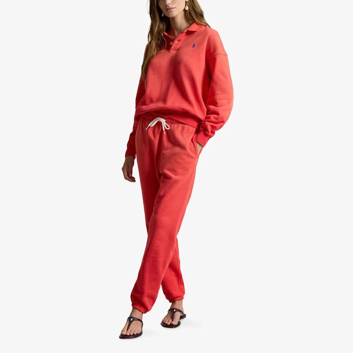 Поло из хлопкового трикотажа большого размера с вышитым логотипом Polo Ralph Lauren — фото 2