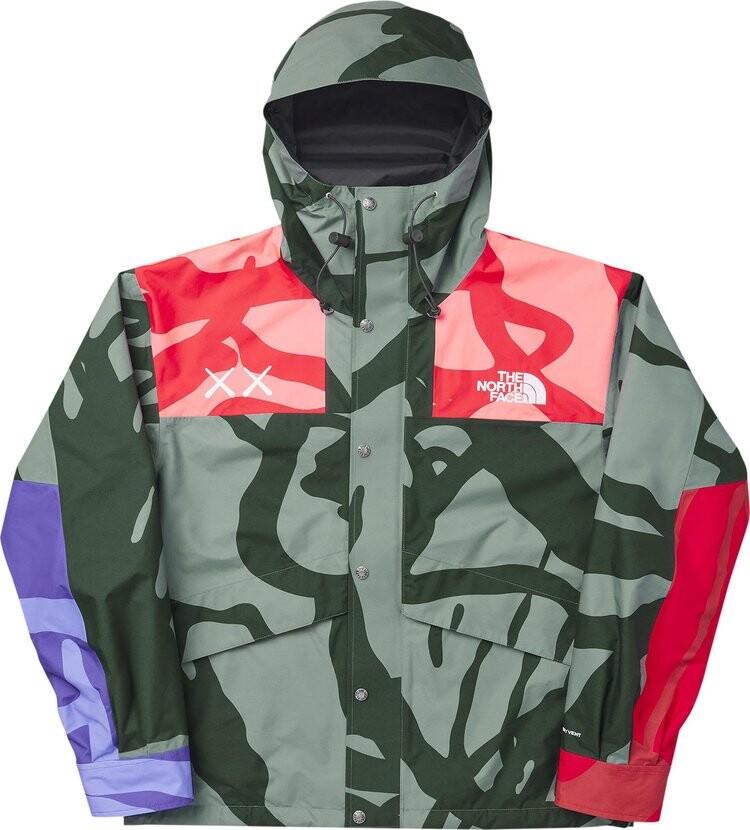 

Куртка The North Face x KAWS Retro 1986 Mountain Jacket 'Green', зеленый