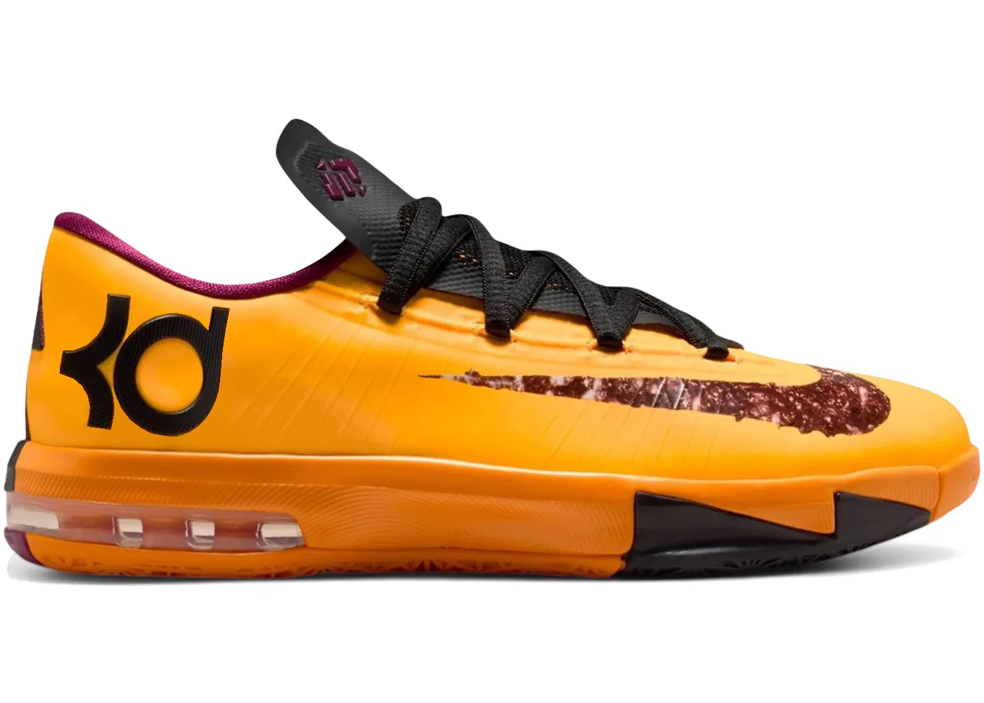 Детские кроссовки для баскетбола Nike KD 6, Laser Orange/Raspberry Red/Black