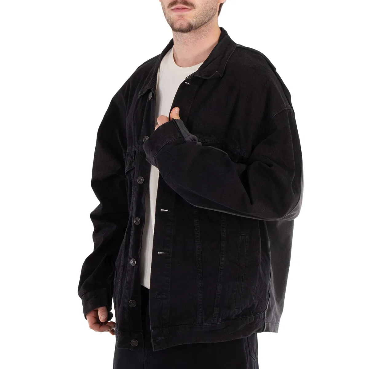 Куртка-джинсовка гибридная Lightweight Black Balenciaga, Lightweight Black — фото 3