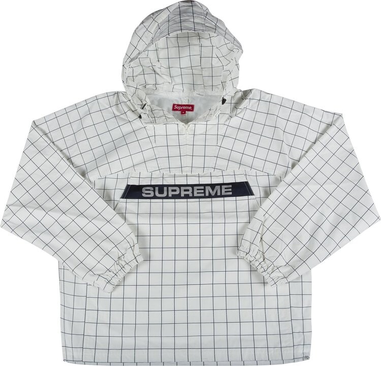 

Анорак Supreme Heavy Nylon Anorak 'Windowpane', белый