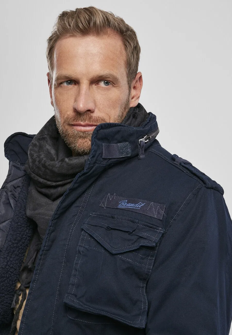 Куртка Brandit Between-Season Jacket 'Giant' синего и темно-синего цвета — фото 4