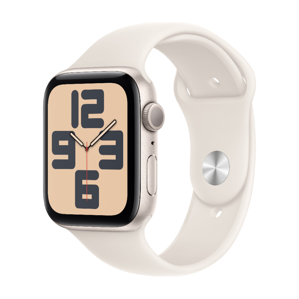 

Умные часы Apple Watch SE 2024 (GPS), 44 мм, Starlight Aluminum Case/Starlight Sport Band - S/M, Бежевый, Умные часы Apple Watch SE 2024 (GPS), 44 мм, Starlight Aluminum Case/Starlight Sport Band - S/M