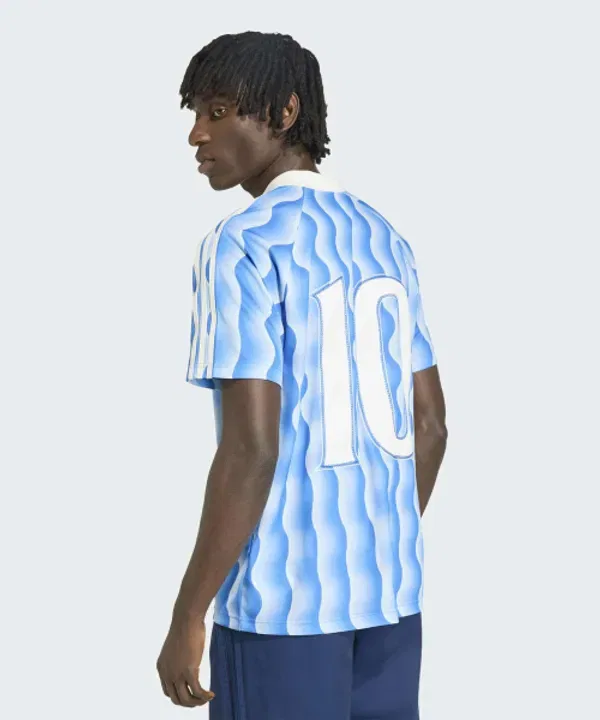 Футболка с коротким рукавом Summer Jersey, Adidas, сине-белый — фото 2