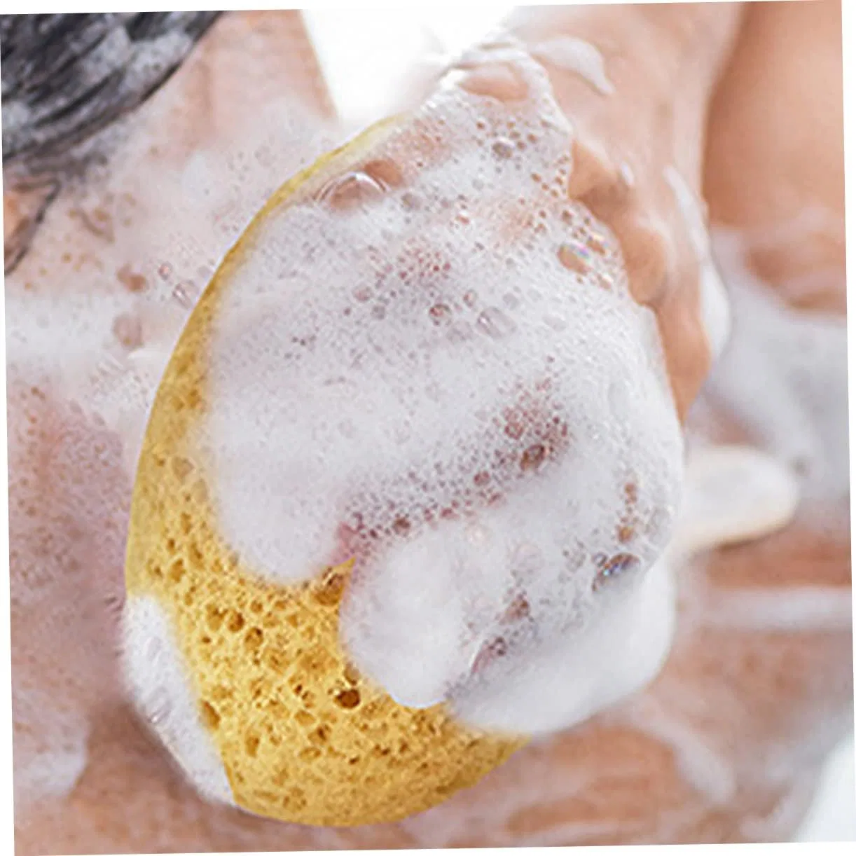 Мочалка для душа Body Sponge Healeved, набор 5 шт, 15.5x10 см — фото 3