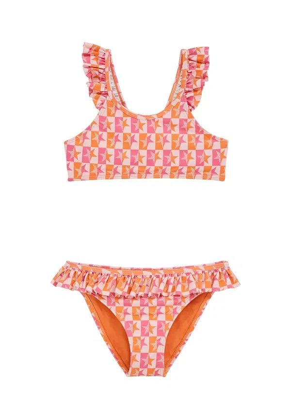 Купальник бикини с принтом Set We Fashion, Bright Pink, розовый