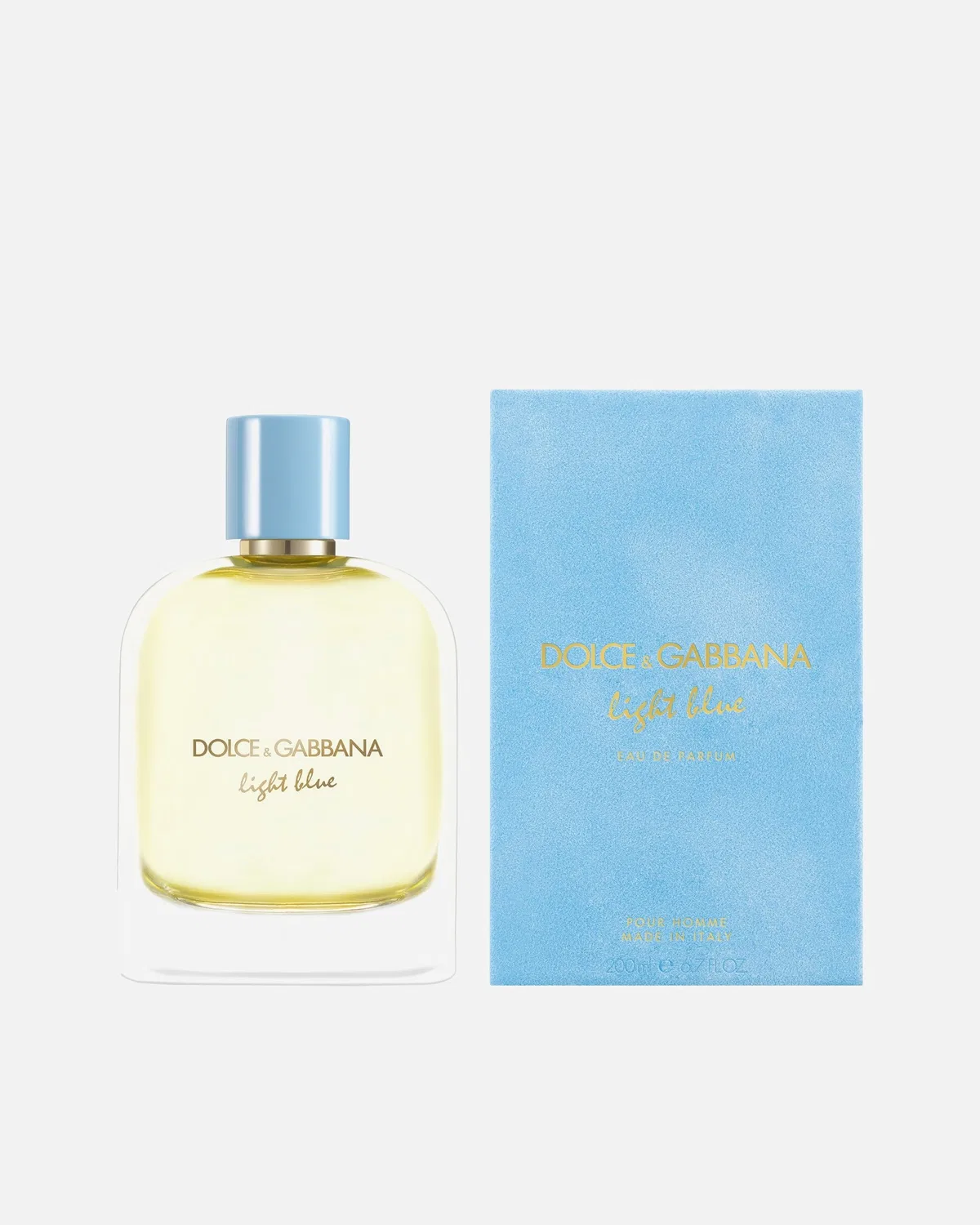 Парфюмированная вода светло-голубого цвета для мужчин Dolce&Gabbana, 200 Ml — фото 2