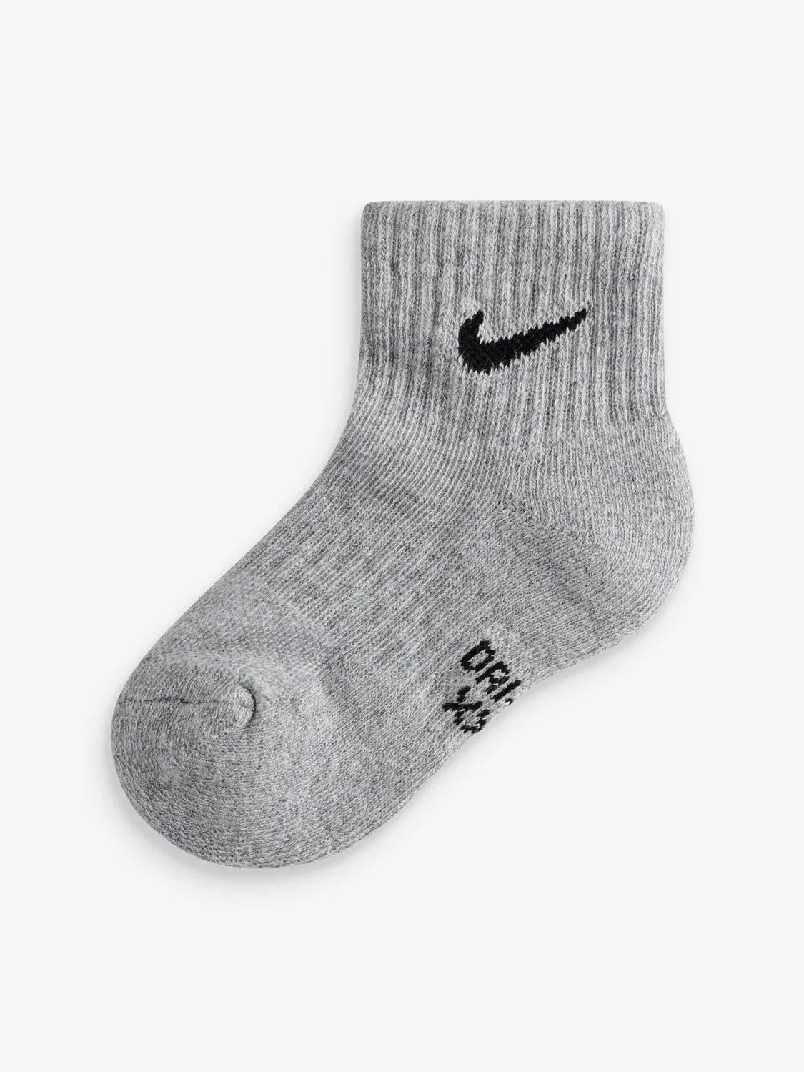 Носки Nike Performance Basic Quarter, серые — фото 4