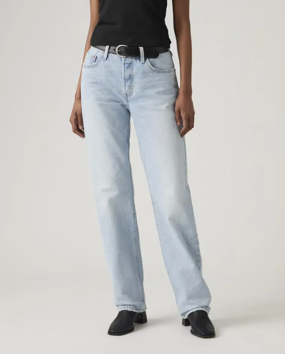 Женские джинсы прямые модель 501 90s Levi's, Azul Claro — фото 3
