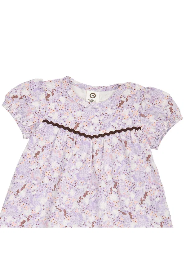 Боди с принтом Body Musli By Green Cotton, Bloom Tofu Pecan — фото 3