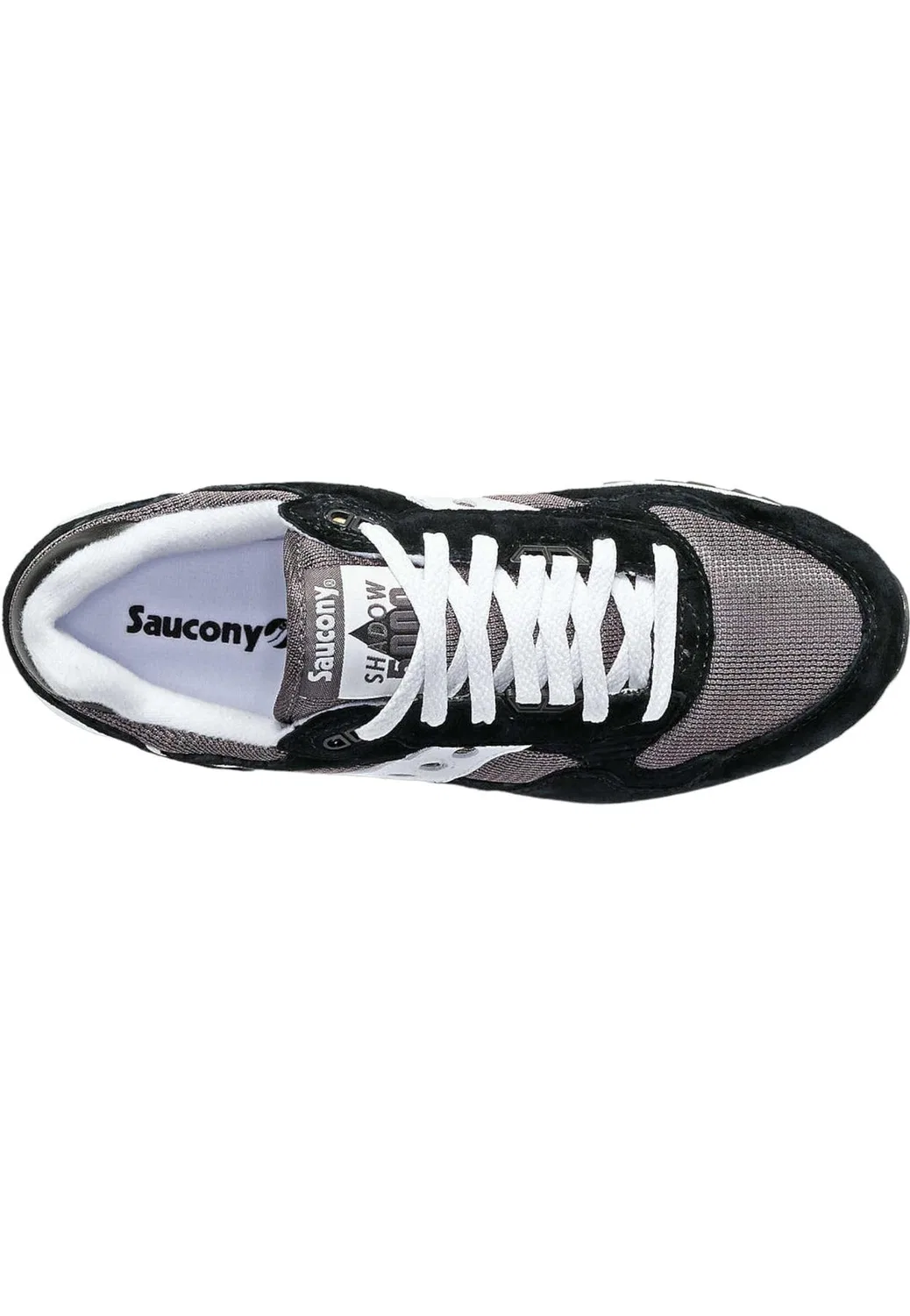 Детские кроссовки с закрытым носком Shadow 5000 Saucony, White Black Grey — фото 3