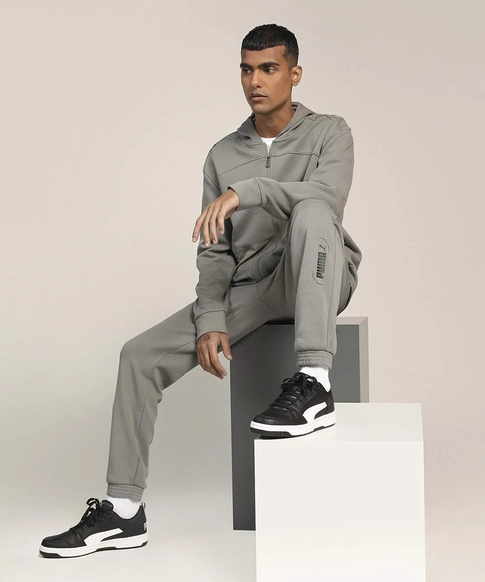 Кроссовки PUMA Unisex Rebound Layup Lo Trainers, белый/черный — фото 2