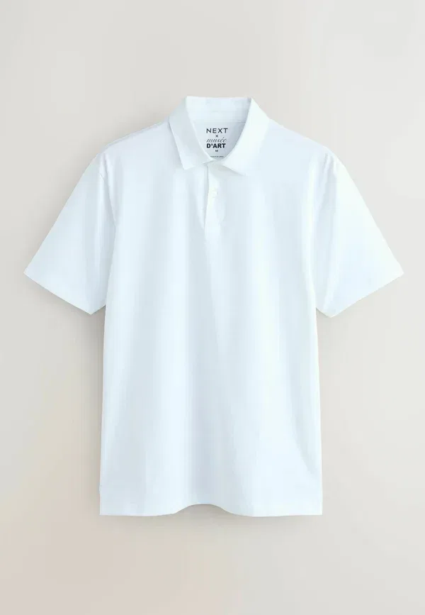 Комплект из 3 поло, хлопок, Polos three pack, Next, White, Green Hokusai, белый/синий/зеленый — фото 4