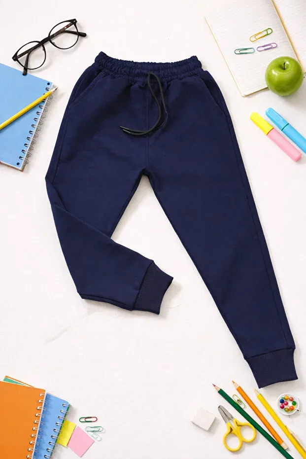 Детские спортивные штаны для мальчиков с карманами Çiko Kids, Navy Blue — фото 2