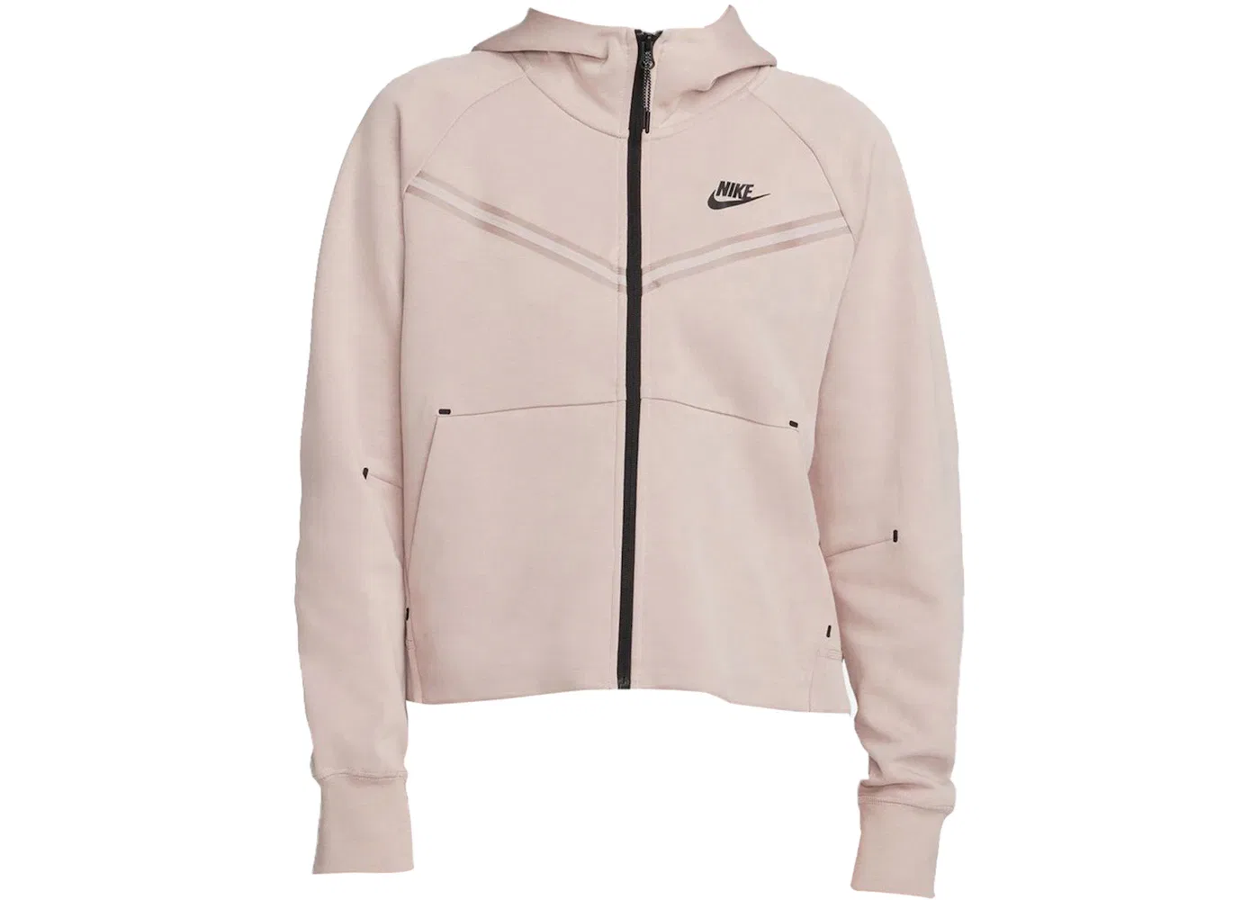 Женская худи с длинным рукавом Nike Sportswear Tech Fleece, Diffused Taupe/Black