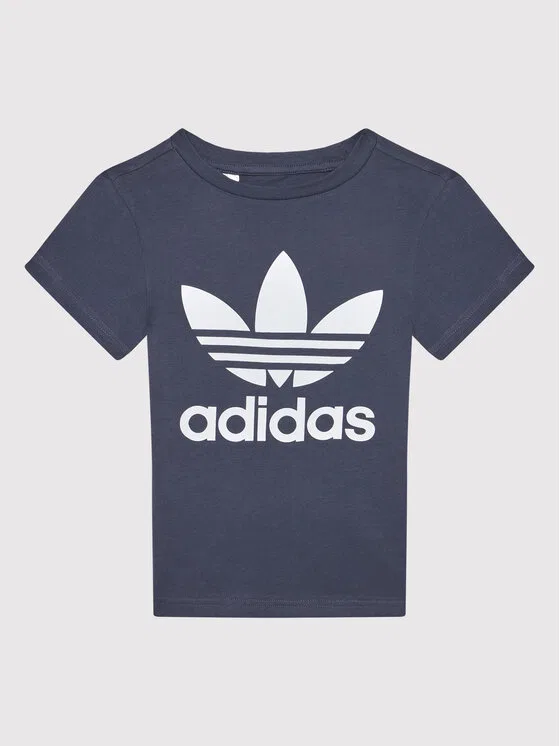 Футболка regular fit Trefoil Adidas, темно-синий