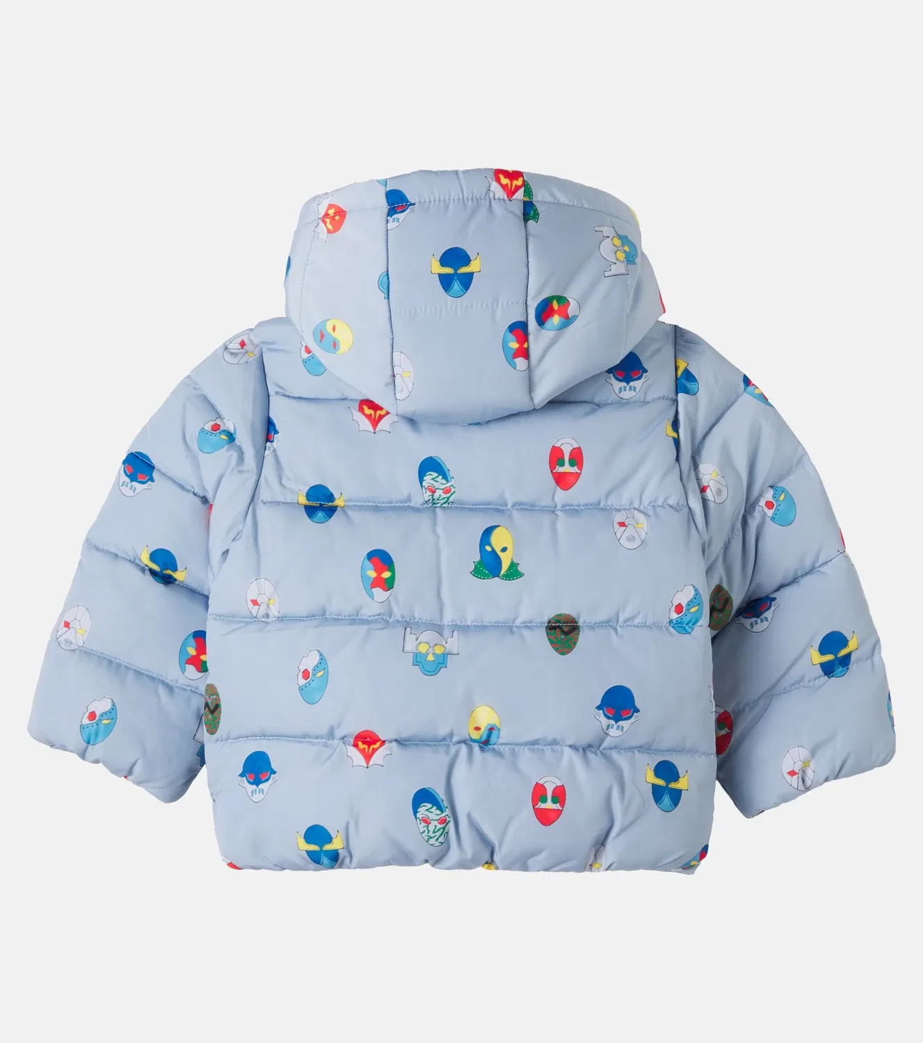 Легкая куртка с принтом Blue Nebbia/Multicol Stella Mccartney Kids, синий — фото 3
