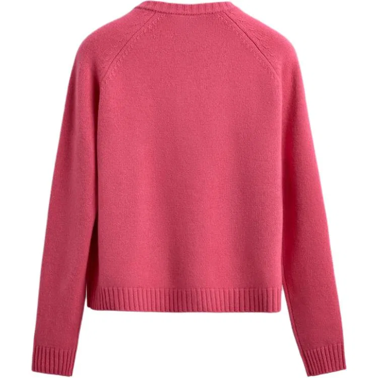 Мужской свитер с круглым вырезом и длинным рукавом ZARA, Pink — фото 3